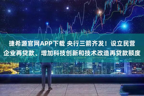 捷希源官网APP下载 央行三箭齐发!设立民营企业再贷款、增加科技创新和技术改造再贷款额度